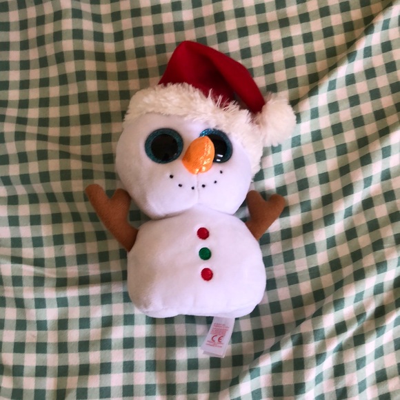 Tybeanie babies scoop snowman plush stuffed animal - Picture 1 of 4